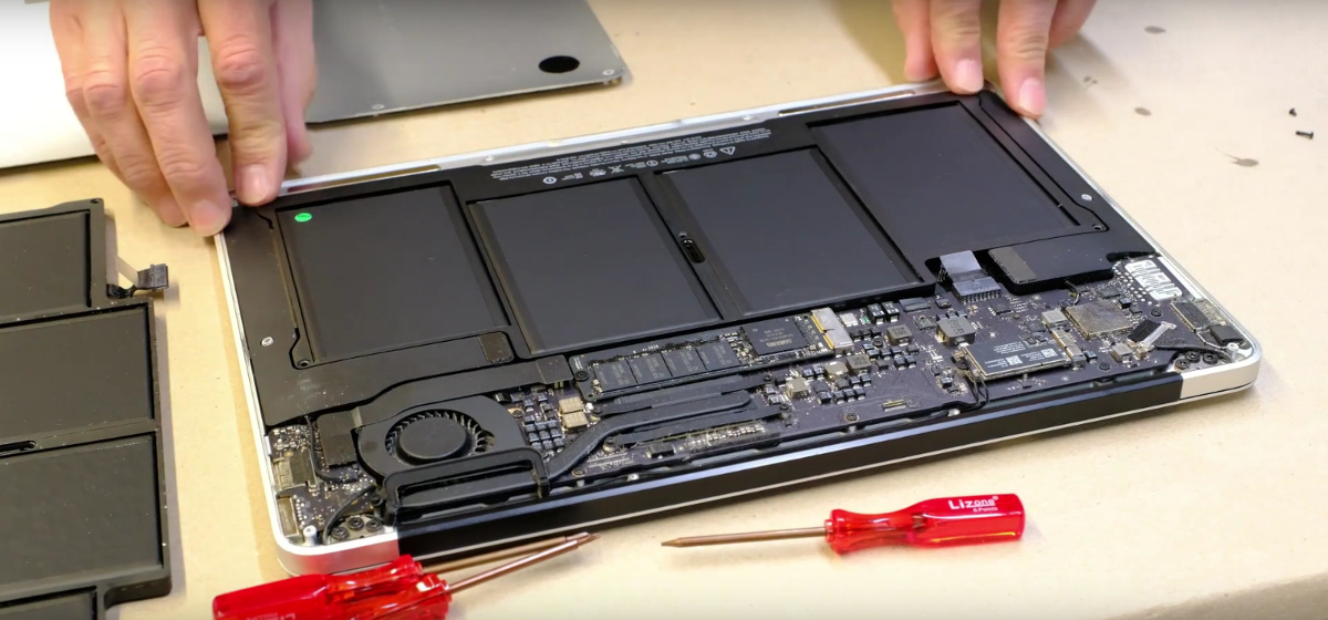 Macbook Air 10 15 Replacing The Battery Tutorial