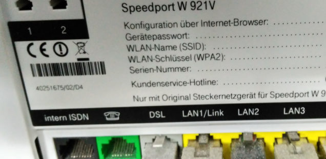 Problemlösung: Telekom Speedport W921V startet ständig neu